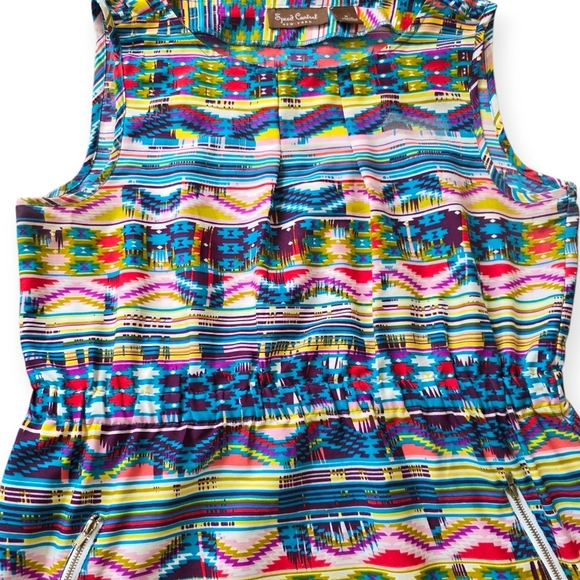 Speed Control Southwest Print Dress, Size Medium - Picture 4 of 6